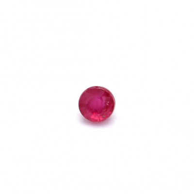 0.39克拉鲜色EC1圆形格陵兰岛红宝石