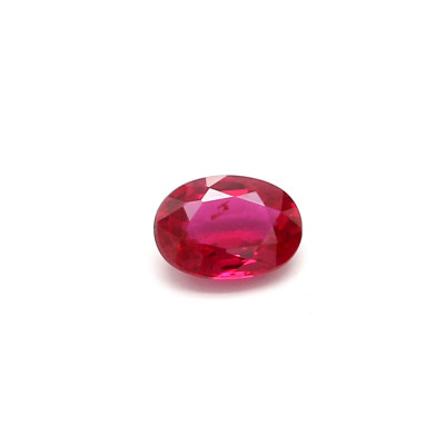 0.20克拉亮色EC2卵形莫桑比克红宝石