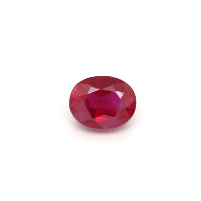 0.40克拉鲜色EC2椭圆形缅甸红宝石