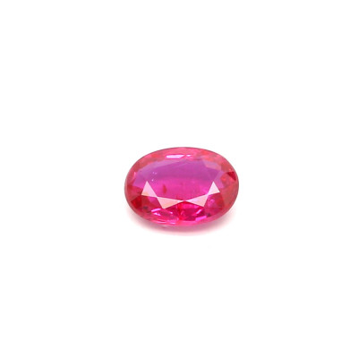 0.16克拉中亮色VI1卵形莫桑比克红宝石
