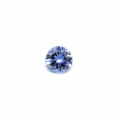 0.10克拉淡色VI1圆形马达加斯加蓝宝石