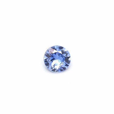 0.10克拉浅色EC2圆形玄武岩蓝宝石