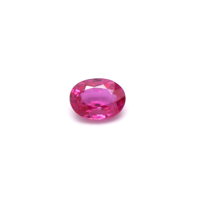 0.20克拉中亮色EC1卵形莫桑比克红宝石