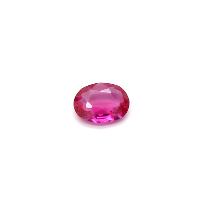 0.13克拉中亮色VI1卵形莫桑比克红宝石