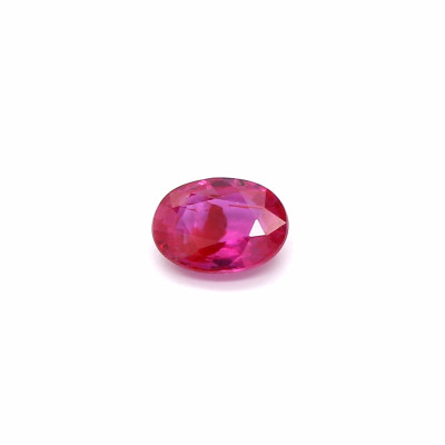 0.20克拉中亮色EC2卵形莫桑比克红宝石