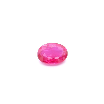 0.18克拉中亮色VI2卵形莫桑比克红宝石