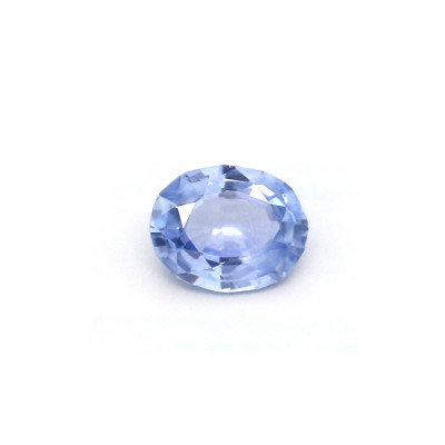 0.33克拉浅色VI1椭圆形斯里兰卡蓝宝石
