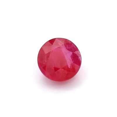 0.79克拉鲜色I1圆形莫桑比克红宝石
