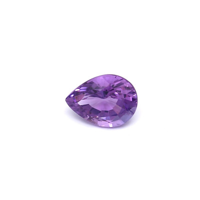 0.86克拉中亮色EC1梨形英國紫水晶
