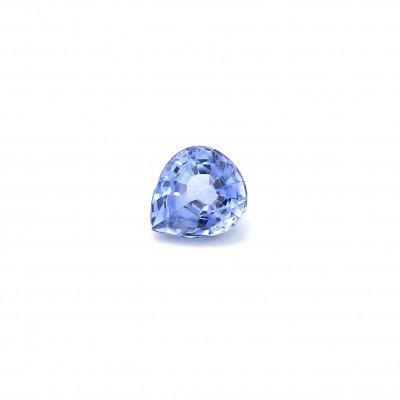 0.69克拉淺色EC2梨形斯里蘭卡藍寶石