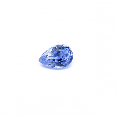 0.71克拉淺色VI1梨形斯里蘭卡藍寶石