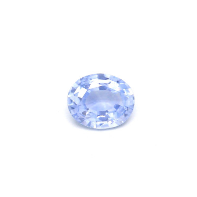 0.33克拉淺色EC1橢圓形斯里蘭卡藍寶石