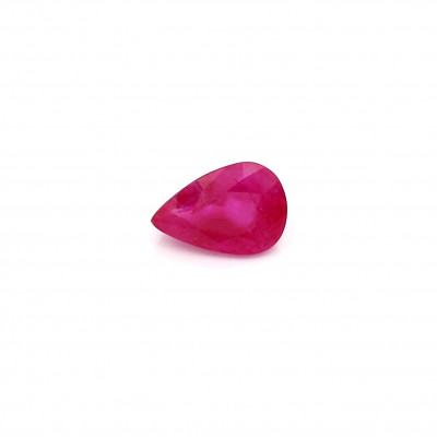 Ruby 0,8 Carat pear