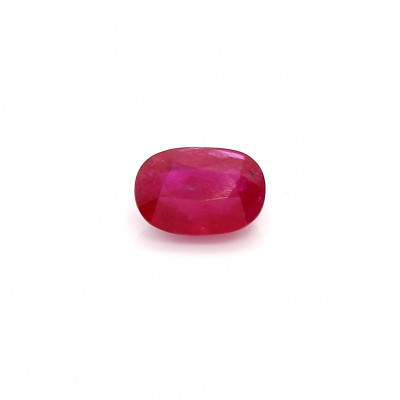 Ruby 1,08 Karat cushion