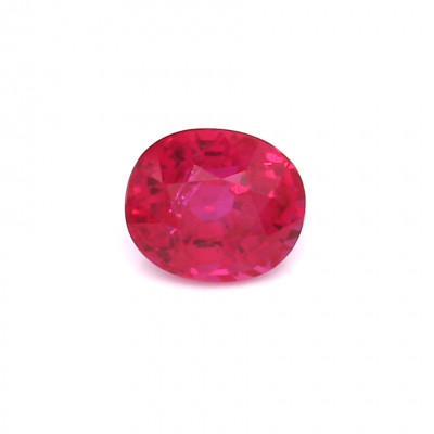 Ruby 1,34 Karat oval