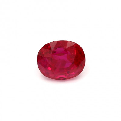 Ruby 1,39 Karat oval