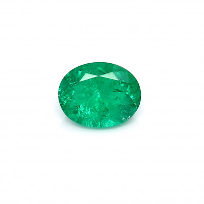 Smaragd 1,42 Karat oval